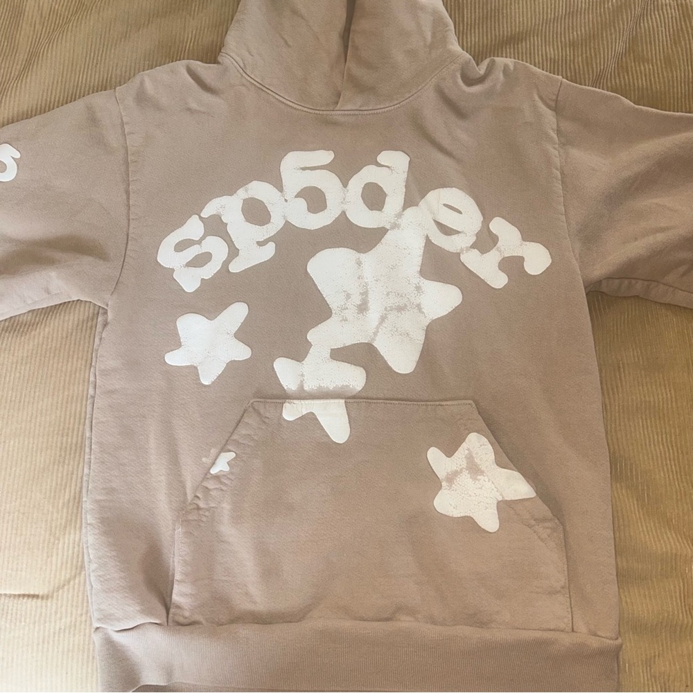 Sp5der Hoodie - Tan